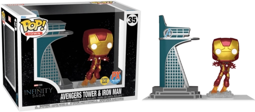 Funko Pop! Marvel: Tower and Iron Man  for sale in Egypt from Games2Egypt