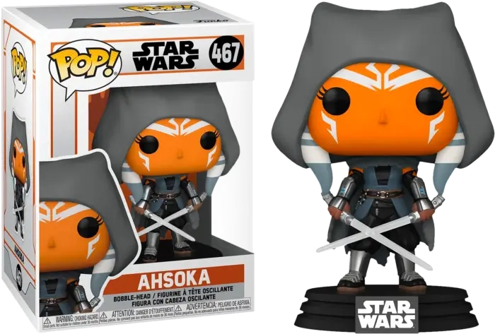 Funko Pop! Star Wars: The Mandalorian - Hooded Ahsoka with Dual Sabers (Exc)  for sale in Egypt from Games2Egypt