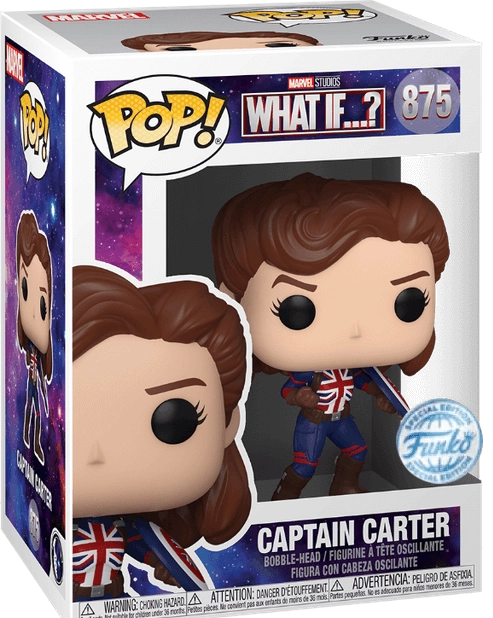 Funko Pop! Marvel: What If...? - Captain Carter Pose (Exc)  for sale in Egypt from Games2Egypt