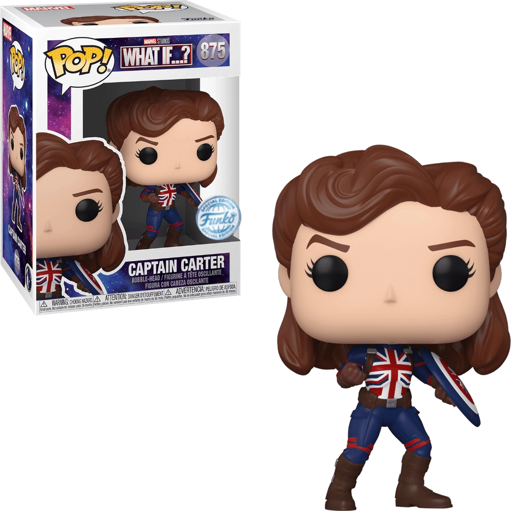 Funko Pop! Marvel: What If...? - Captain Carter Pose (Exc)  for sale in Egypt from Games2Egypt