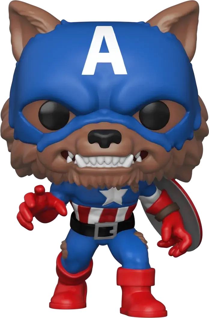 Funko Pop! Marvel: YOTS- Capwolf (SDCC'21)  for sale in Egypt from Games2Egypt