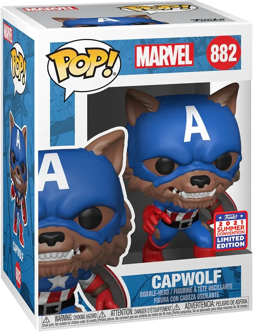 Funko Pop! Marvel: YOTS- Capwolf (SDCC'21)  for sale in Egypt from Games2Egypt