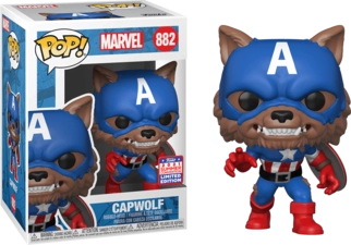 Funko Pop! Marvel: YOTS- Capwolf (SDCC'21)  for sale in Egypt from Games2Egypt