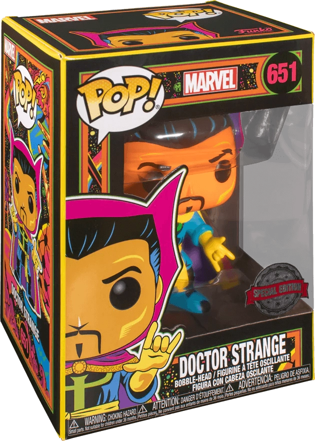 Funko Pop! Marvel: Black Light Dr. Strange (Exc)  for sale in Egypt from Games2Egypt