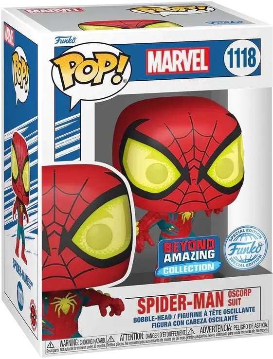 Funko Pop! Marvel: Spider-Man Oscorp Suit (Exc)  for sale in Egypt from Games2Egypt