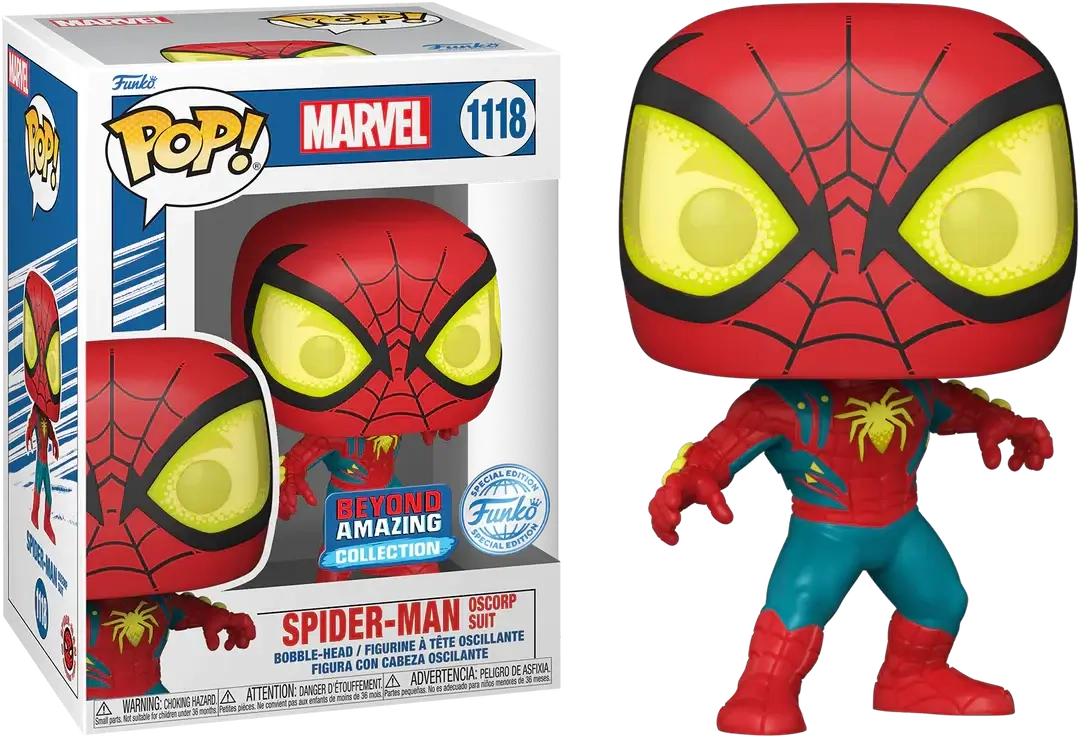 Funko Pop! Marvel: Spider-Man Oscorp Suit (Exc)  for sale in Egypt from Games2Egypt