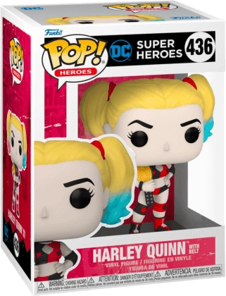 Funko Pop! Heroes: DC - Harley Quinn with Belt (Exc)  for sale in Egypt from Games2Egypt