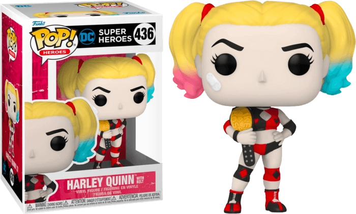 Funko Pop! Heroes: DC - Harley Quinn with Belt (Exc)  for sale in Egypt from Games2Egypt