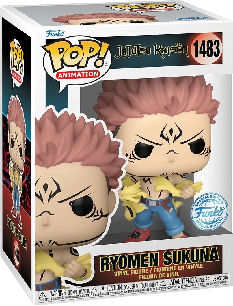 Funko Pop! Anime: Jujutsu Kaisen - Sukuna Tearing Shirt (Exc)  for sale in Egypt from Games2Egypt