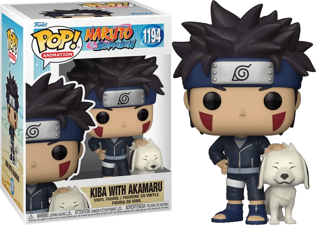 Funko Pop! Anime: Naruto - Kiba with Akamaru  for sale in Egypt from Games2Egypt