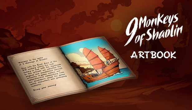 9 Monkeys of Shaolin - Digital Artbook  for sale in Egypt from Games2Egypt