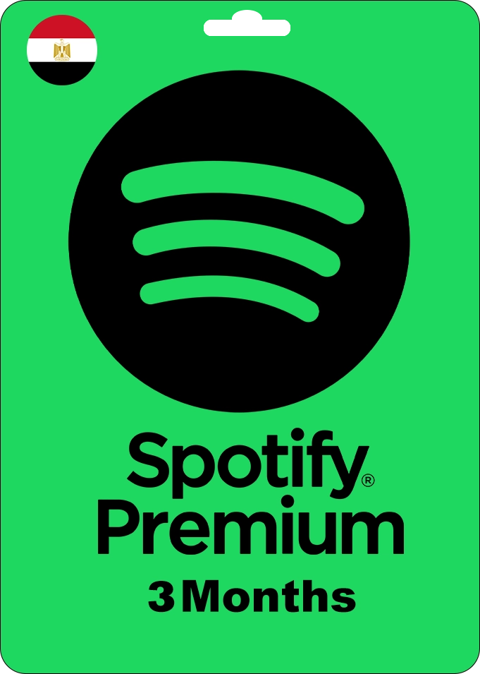 Spotify Premium Gift Card - Egypt - 3 Months  for sale in Egypt from Games2Egypt