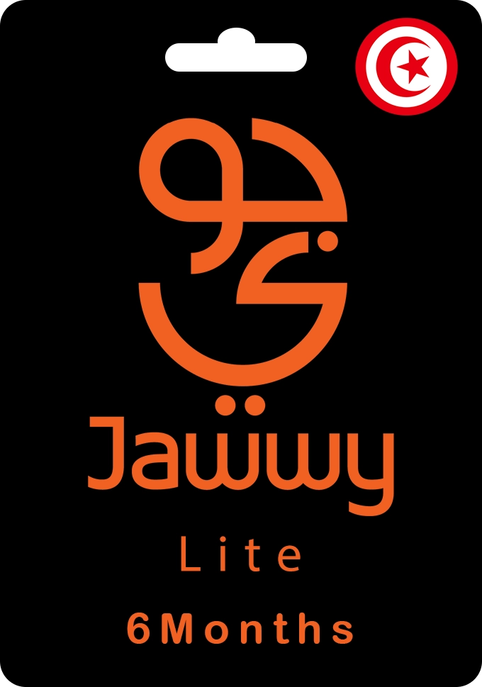 Jawwy TV Lite Gift Card - Tunisia - 6 Months  for sale in Egypt from Games2Egypt