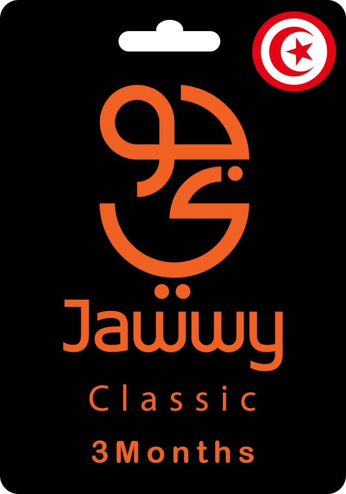 Jawwy TV Classic Gift Card - Tunisia - 3 Months  for sale in Egypt from Games2Egypt