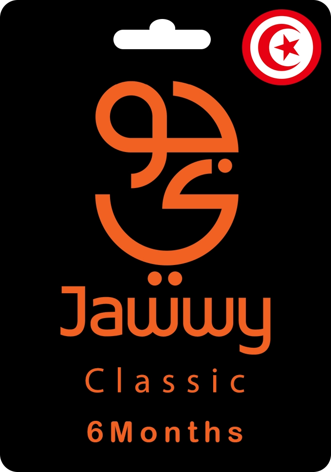 Jawwy TV Classic Gift Card - Tunisia - 6 Months  for sale in Egypt from Games2Egypt