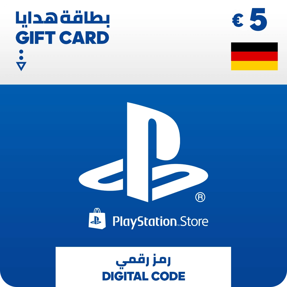 PSN PlayStation Store Gift Card EUR 5 (Germany)  for sale in Egypt from Games2Egypt