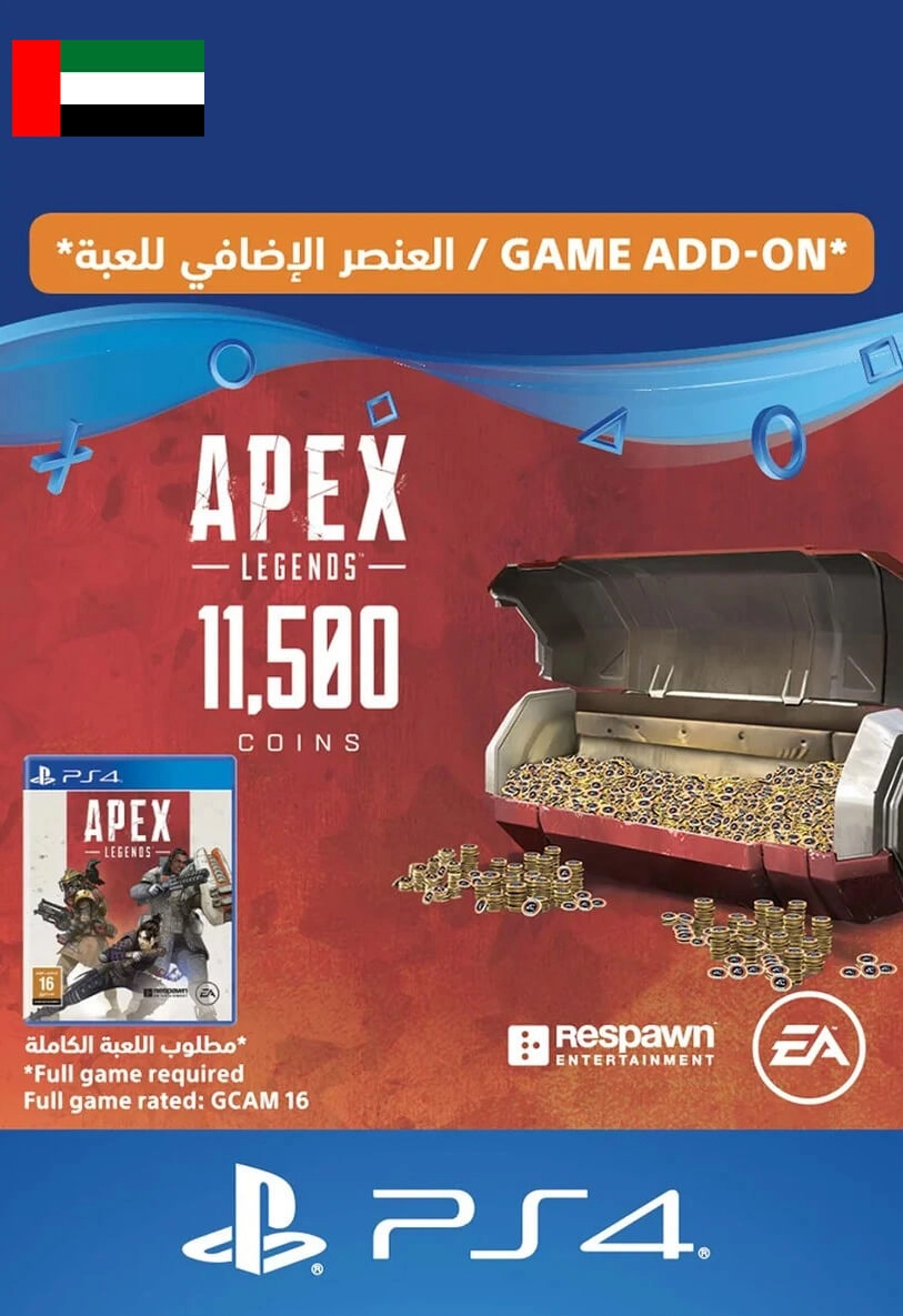 Apex Legends - 10.000 (+1500 Bonus) Coins - UAE - PS4  for sale in Egypt from Games2Egypt