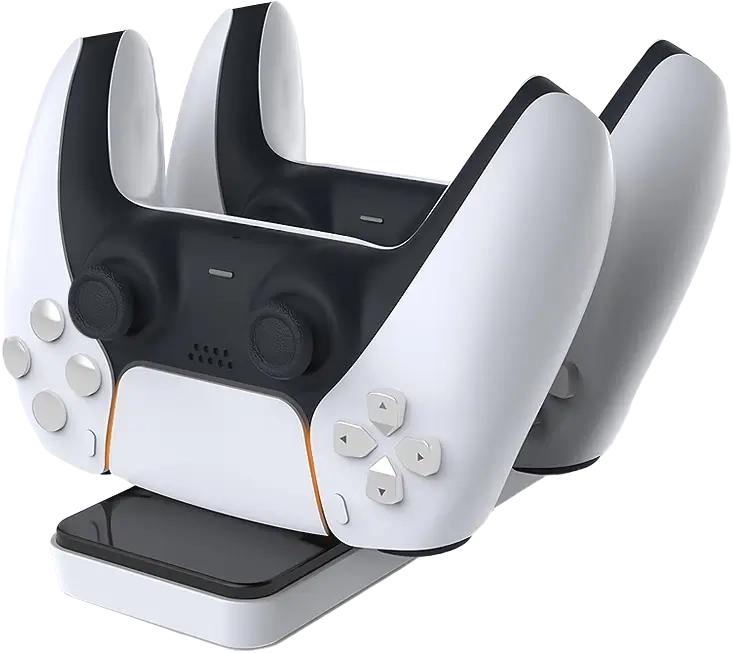 Dobe Charging Dock for PS5 Controller - White  for sale in Egypt from Games2Egypt