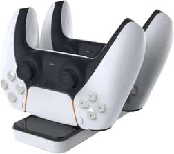 Dobe Charging Dock for PS5 Controller - White  for sale in Egypt from Games2Egypt