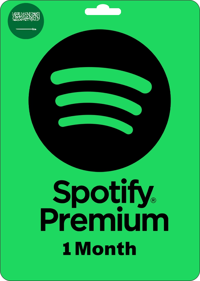 Spotify Premium Gift Card - KSA - 1 Months  for sale in Egypt from Games2Egypt