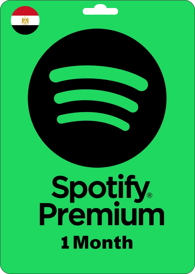 Spotify Premium Gift Card - Egypt - 1 Month  for sale in Egypt from Games2Egypt