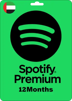 Spotify Premium Gift Card - UAE - 12 Months