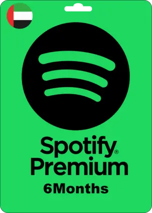 Spotify Premium Gift Card - UAE - 6 Months