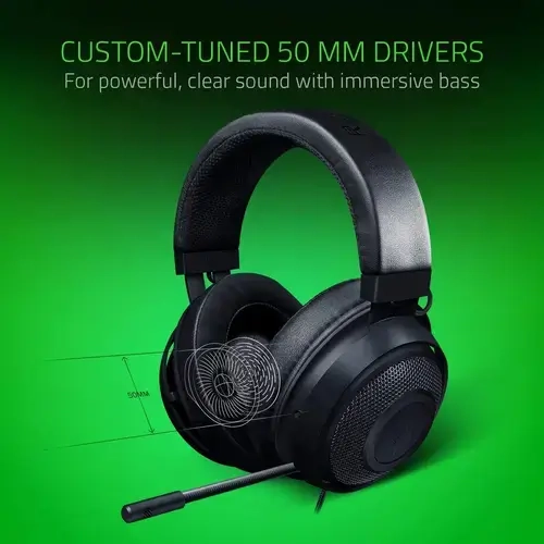 Razer Kraken Wired Gaming Headset - Black - Open Sealed  for sale in Egypt from Games2Egypt