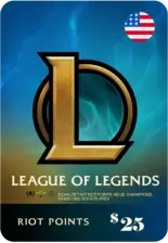 League of Legends (LoL) Gift Card - 25 USD - USA (88401)