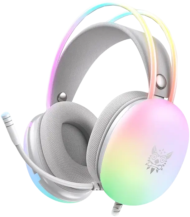 ONIKUMA X25 RGB Wired Gaming Headset - White  for sale in Egypt from Games2Egypt