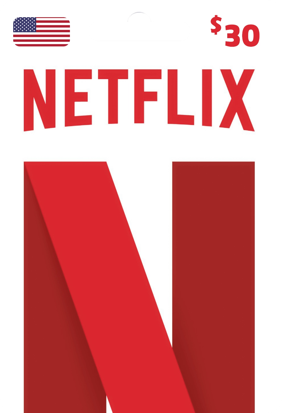 Netflix Gift Card USD 30 Key - USA  for sale in Egypt from Games2Egypt