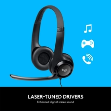 Logitech H390 Wired Gaming Headset for PC - Black  for sale in Egypt from Games2Egypt