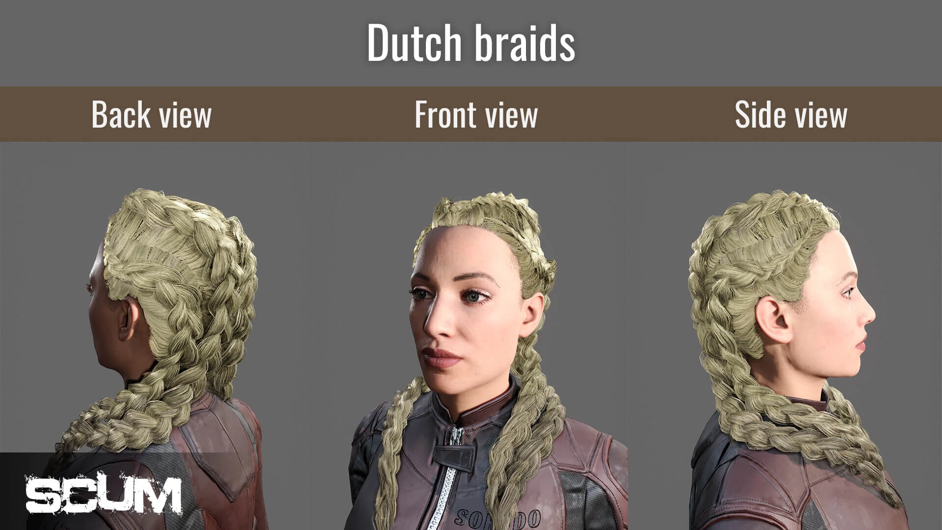 SCUM Female Hair Pack  for sale in Egypt from Games2Egypt