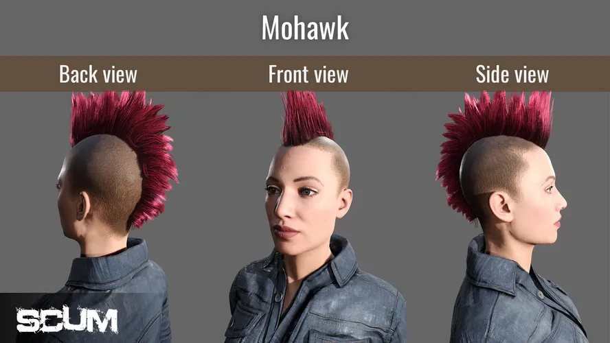 SCUM Female Hair Pack