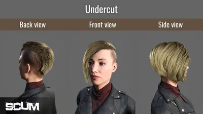 SCUM Female Hair Pack