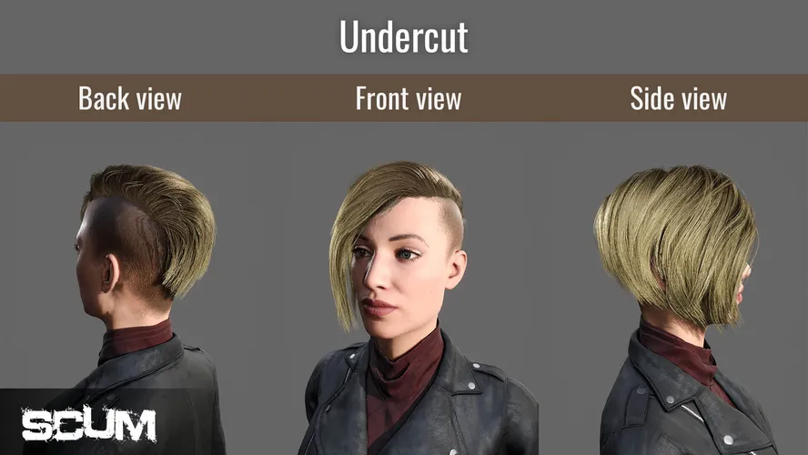 SCUM Female Hair Pack