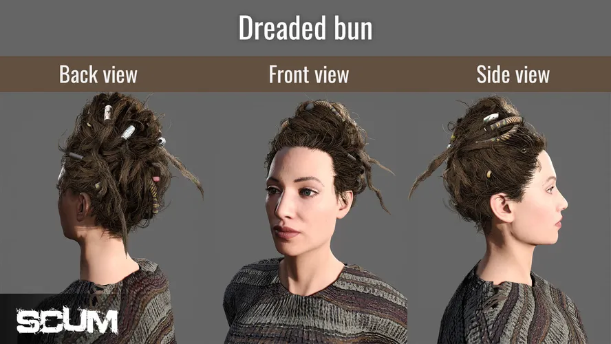 SCUM Female Hair Pack