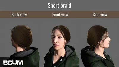 SCUM Female Hair Pack