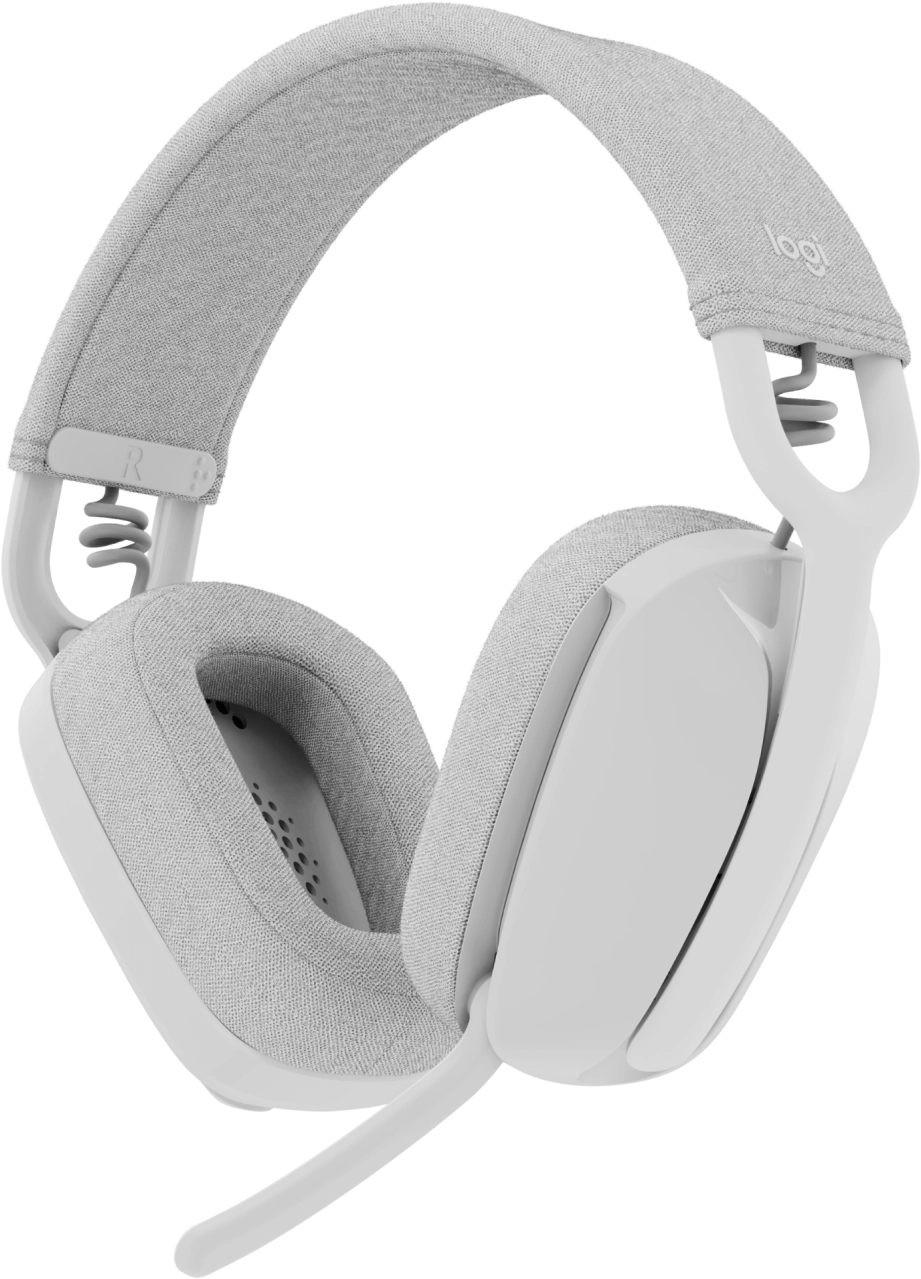 Logitech Zone Vibe 100 Wireless Bluetooth Gaming Headset for PC - White  for sale in Egypt from Games2Egypt