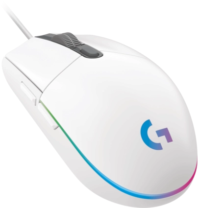 Logitech G102 Wired Gaming Mouse - White 