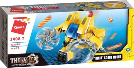 Keeppley Trans Collector THE LEGEND OF CHARIOT - 71 PCS - Ninja (Scout Mecha) -  for sale in Egypt from Games2Egypt