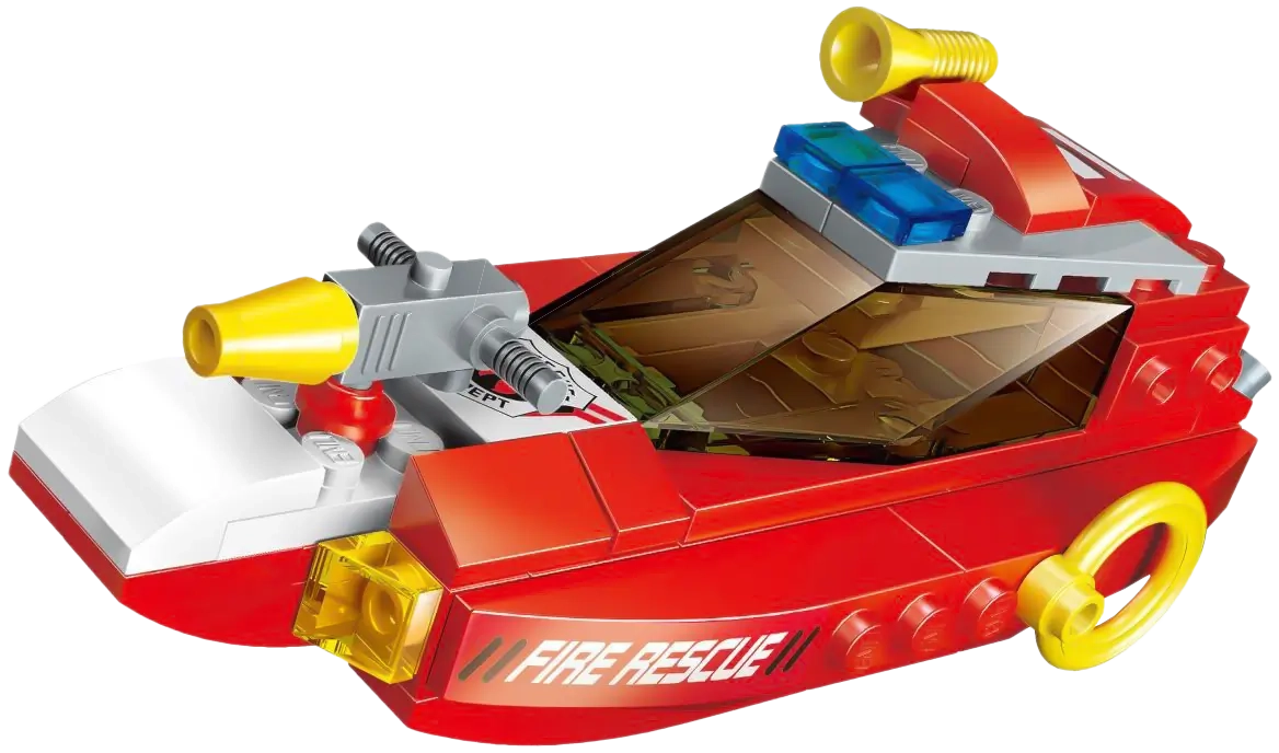 Keeppley Savior Trans Collector THE RENGO 1410 - 79 PCS - Assault Fireboat  for sale in Egypt from Games2Egypt