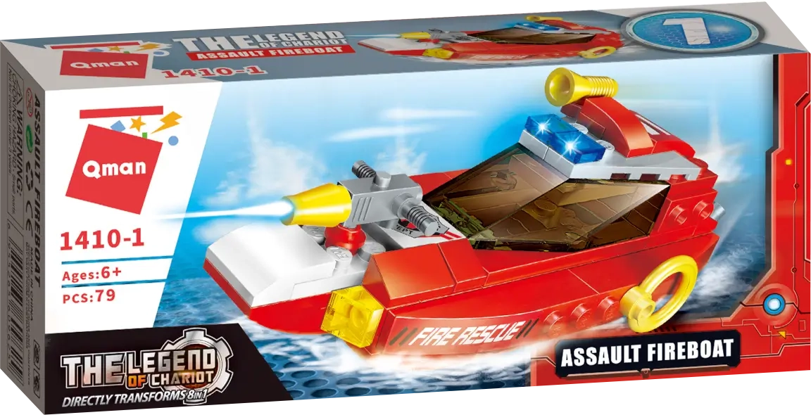 Keeppley Savior Trans Collector THE RENGO 1410 - 79 PCS - Assault Fireboat  for sale in Egypt from Games2Egypt