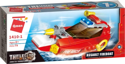 Keeppley Savior Trans Collector THE RENGO 1410 - 79 PCS - Assault Fireboat  for sale in Egypt from Games2Egypt