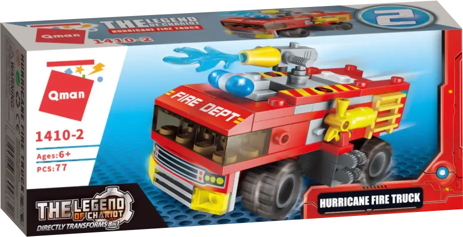 Keeppley Savior Trans Collector THE RENGO 1410 - 77 PCS - Hurricane Fire Truck  for sale in Egypt from Games2Egypt