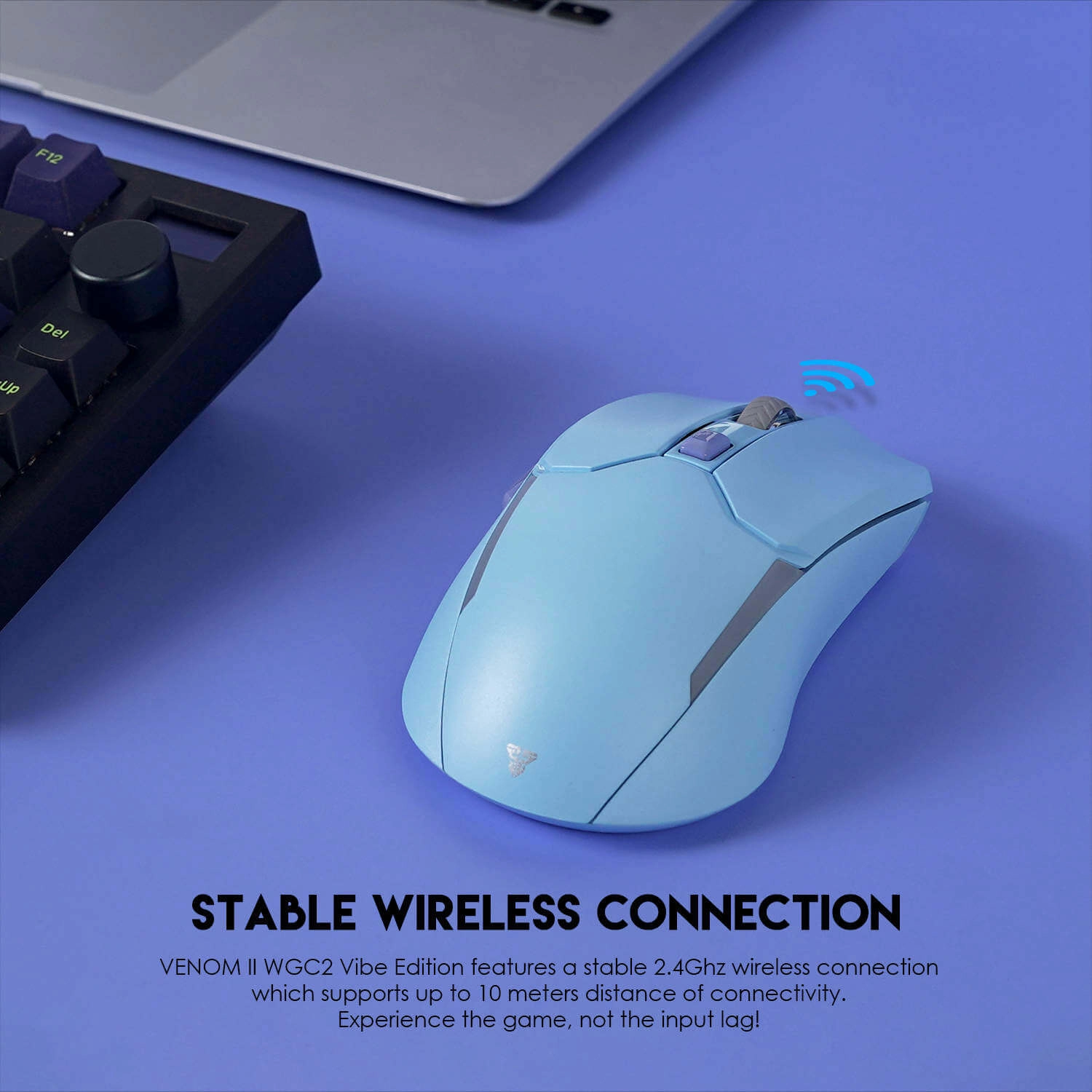 Fantech VENOM II WGC2 Wireless Gaming Mouse - Blue  for sale in Egypt from Games2Egypt