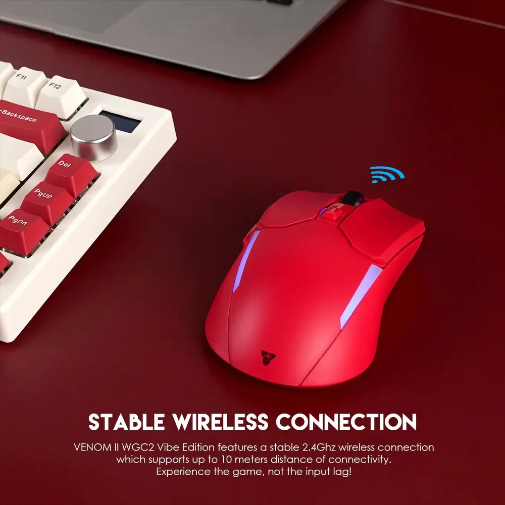 Fantech VENOM II WGC2 Wireless Gaming Mouse - Red  for sale in Egypt from Games2Egypt