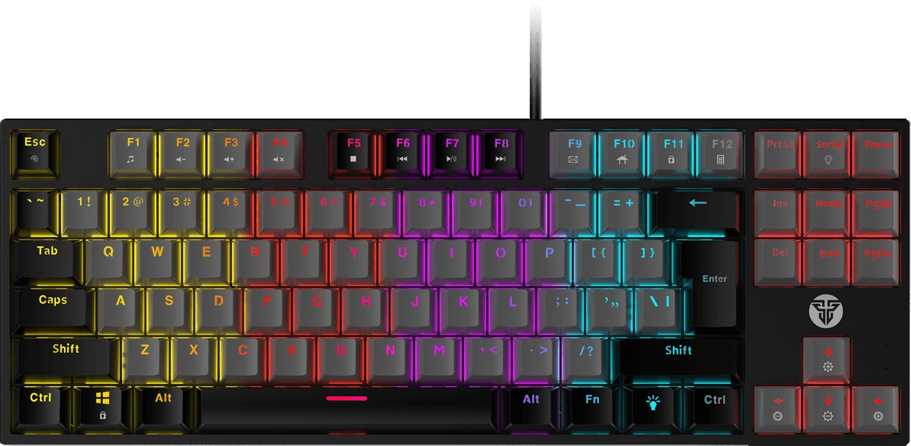 Fantech ATOM TKL MK876 Mechanical Gaming Keyboard - Black  for sale in Egypt from Games2Egypt