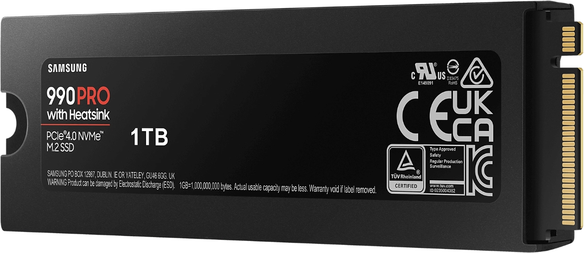 Samsung 990 Pro PCle 4.0 M.2 NVMe INTERNAL SSD with Heatsink for PS5 - 1TB  for sale in Egypt from Games2Egypt