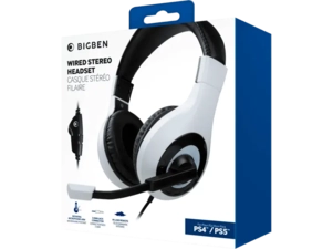 BIGBEN Wired Stereo Gaming Headset V1 - White and Black  for sale in Egypt from Games2Egypt